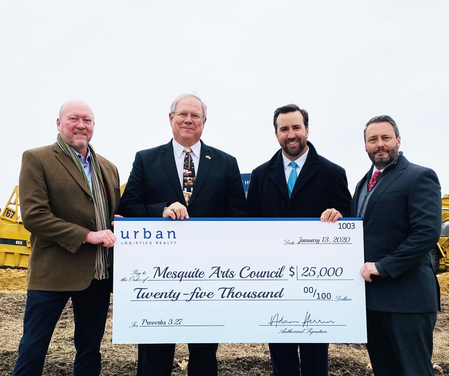 Donation to Mesquite Arts Council